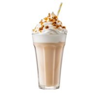 milkshake isolerat på bakgrund med generativ ai png