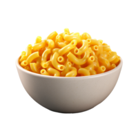 macaroni et fromage isolé sur Contexte avec génératif ai png