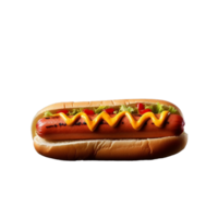 Hot Dog isolated on background with png