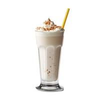 milkshake isolerat på bakgrund med generativ ai png