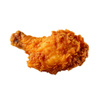 frit poulet isolé sur Contexte avec génératif ai png