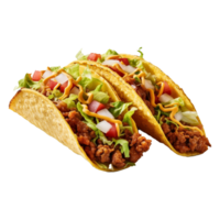 tacos isolado em fundo com generativo ai png