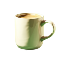 hot coffee mug isolated on background with png