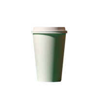 papier café des tasses isolé sur Contexte avec génératif ai png