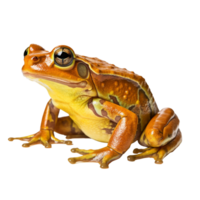 Frosch isoliert auf Hintergrund mit generativ ai png