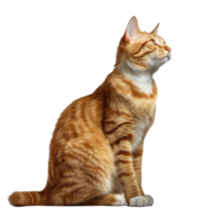 cat isolated on background with png