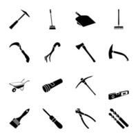 Tools Flat Vector Icons Collection