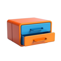 storage drawers isolated on background with png