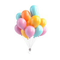 balloon isolated on background with png