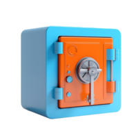 safe box isolated on background with png