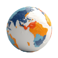 globe isolated on background with png