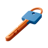 key isolated on background with png