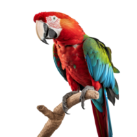 parrot isolated on background with png