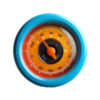 speedometer isolated on background with png