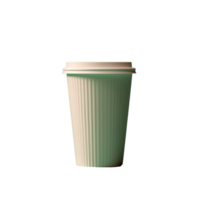 paper coffee mugs isolated on background with png