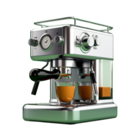 café machine isolé sur Contexte avec génératif ai png