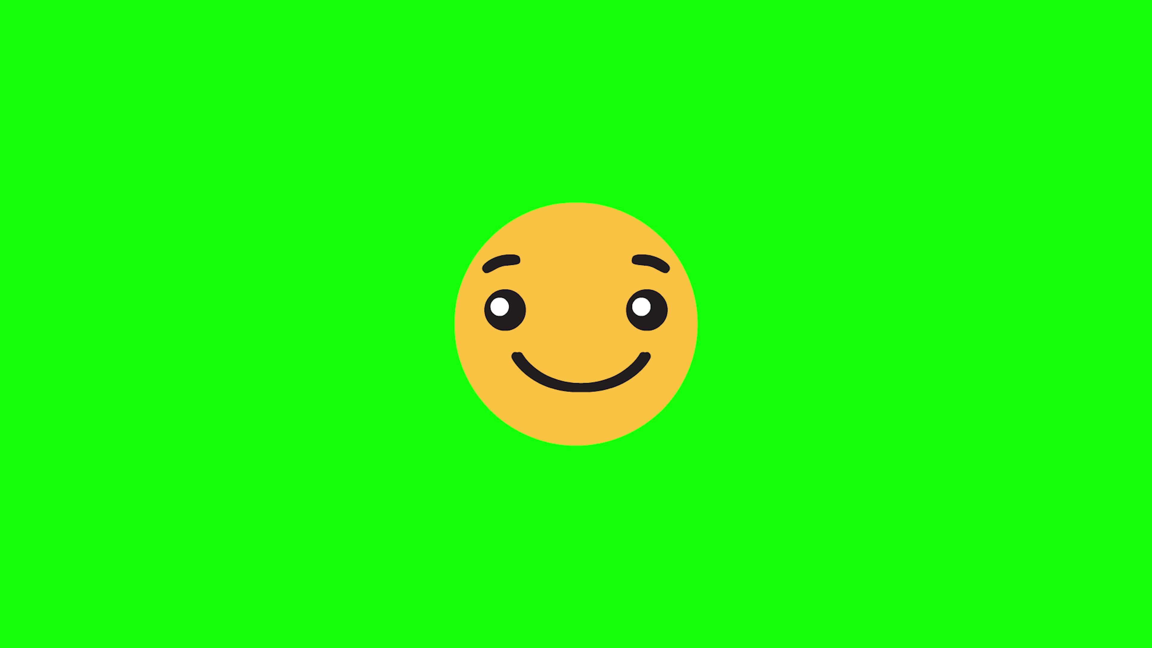 2d emoji animation green screen background 24509243 Stock Video at Vecteezy