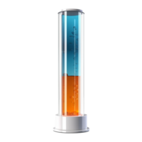 Ciência teste tubo isolado em fundo com generativo ai png