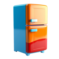 refrigerador aislado en antecedentes con generativo ai png