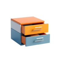 storage drawers isolated on background with png