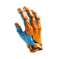 robot hand isolated on background with png