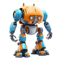 robot isolated on background with png