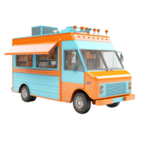 Food Truck isolated on background with png