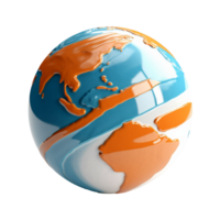 globe isolated on background with png