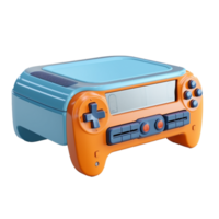 Game controller or game console isolated on background with png