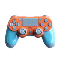 Game controller or game console isolated on background with png