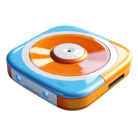 compact disc player isolated on background with png