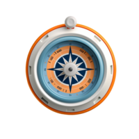 vintage compass isolated on background with png