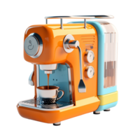 coffee machine isolated on background with png