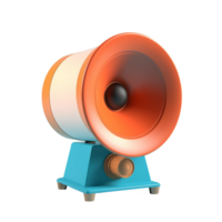 loudspeaker isolated on background with png