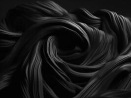 Black abstract background luxury cloth elegant fabric for background created with technology. photo