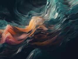 Abstract fractal. Fractal art background for creative design. Decoration for wallpaper, desktop, poster, cover booklet. Created with technology photo