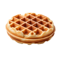 Waffel isoliert auf transparent Hintergrund, erstellt mit generativ ai png