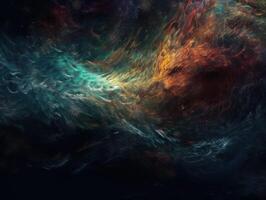 Abstract fractal. Fractal art background for creative design. Decoration for wallpaper, desktop, poster, cover booklet. Created with technology photo
