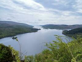 View from the Tighnabruaich viewpoint on the Cowal Peninsula, Scotland photo