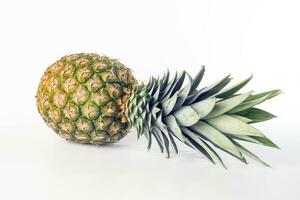 Pineapple whole rough skin slice chopped photo