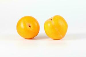 Fresh Ripe Plum Fruit photo