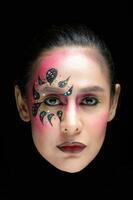 Asian Woman Fashion Makeup photo