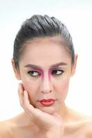 Asian Woman Fashion Makeup photo