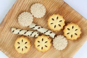 Mix biscuit wafer cookie photo