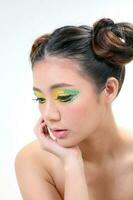 Asian Woman Fashion Makeup photo