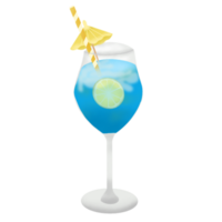 Hand gezeichnet Mocktails png