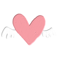 loving hearts with acrylic painting png