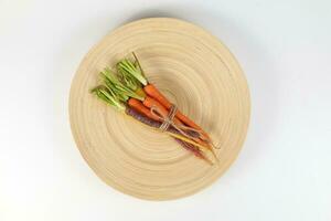 Colorful Rainbow Carrot photo