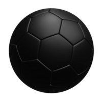 svart fotboll boll png