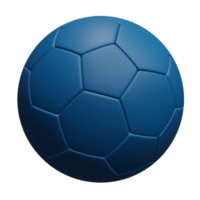 blå fotboll boll png